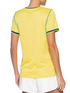 Camisa Brasil Home 26/27 Torcedor Feminino - Amarela
