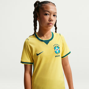 Conjunto Infantil Brasil Copa 2026 Amarelo e Azul