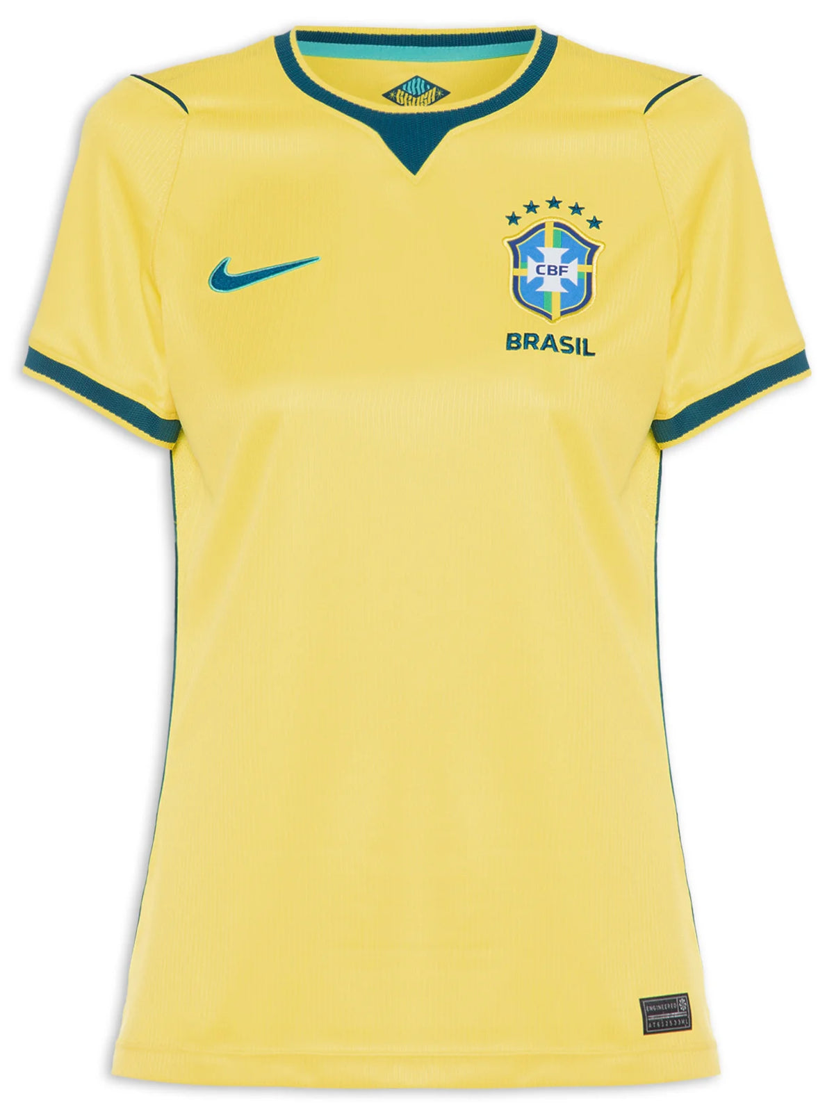 Camisa Brasil Home 26/27 Torcedor Feminino - Amarela