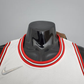 Camisa NBA Chicago Bulls #8 LaVine - 75° Aniversário White