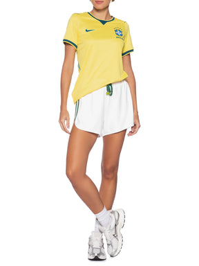 Camisa Brasil Home 26/27 Torcedor Feminino - Amarela