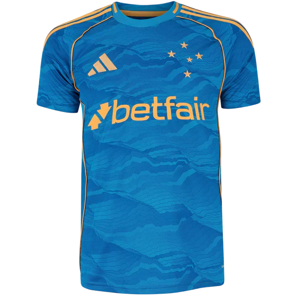Camisa Cruzeiro III 25/26 Torcedor Adidas Masculina - Azul
