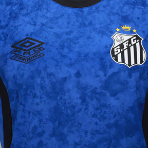 Camisa Santos Treino 26/27 Umbro Masculina - Azul+Preto