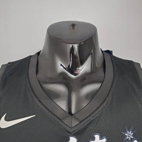 Camisa NBA San Antonio Spurs #22 Gay - City Edition Black