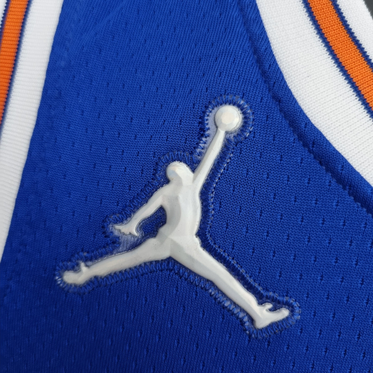 Camisa NBA NY Knicks #7 Anthony - 75° Aniversário Limited Blue