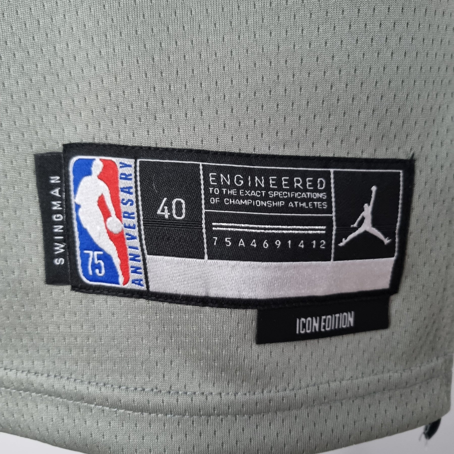 Camisa NBA Brooklyn Nets #7 Durant - 75° Aniversário